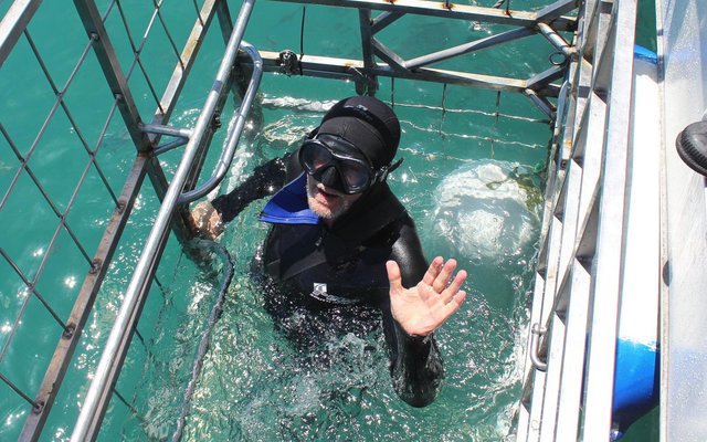 Marine Dynamics hosted Minister of Tourism, Derek Hanekom (Image courtesy of Marine Dynamics)